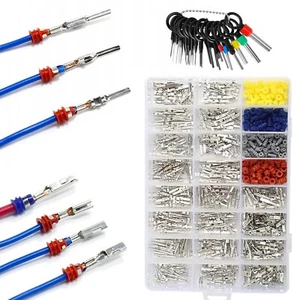 739Pcs Automotive Electrical Connector Pins Kit Terminal Removal Tool Wire Seals - Picture 1 of 12
