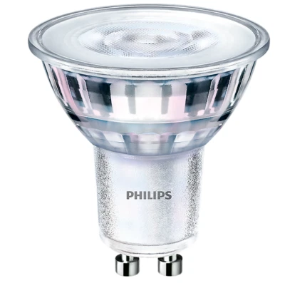 10 x Philips LED GU10 4.6W 4000K Cool White non dim spotlight light bulbs - Image 1 of 4