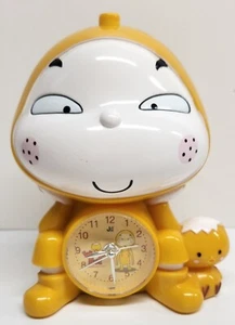 Vintage WoobiBoy Cartoon Talking Alarm Clock Korean Woobi Boy Anime RARE Tested - Picture 1 of 13