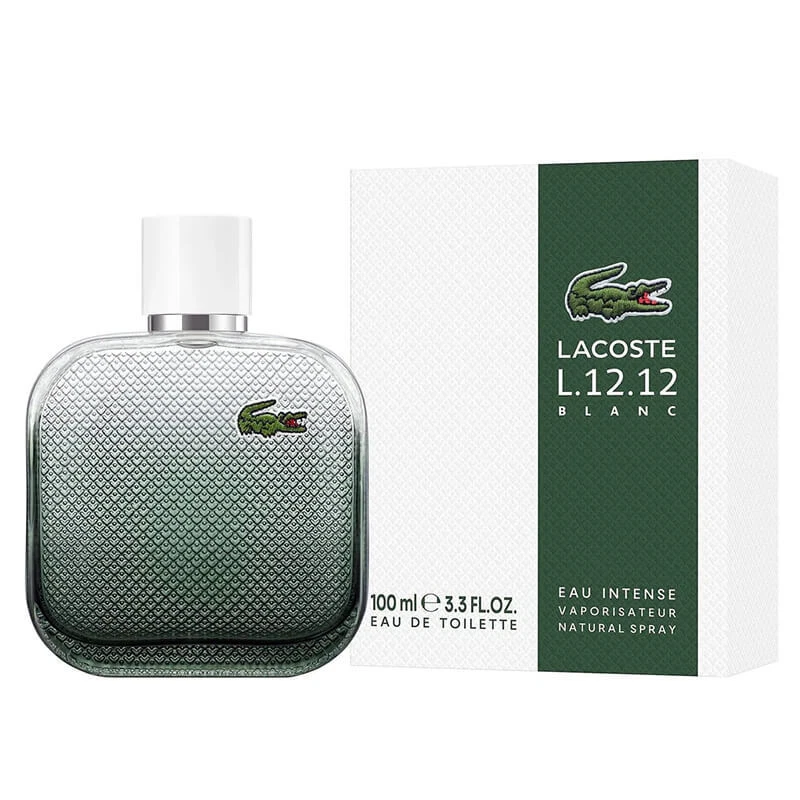 Lacoste L.12.12 Blanc Eau Intense 100ml EDT (M) SP Mens 100% Genuine (New) - image 1 of 1