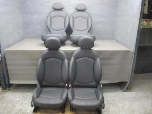 11-13 MINI COOPER R60 COUNTRYMAN SET OF 4 FRONT & REAR LEATHERETTE SEAT OEM - Picture 1 of 24