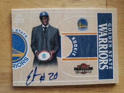 2010-11 PANINI THREADS EKPE UDOH ON CARD ROOKIE AUTO #'D 388/399. - Image 1 of 3