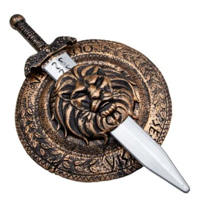 ESPADA ROMANA INFANTIL + ESCUDO Conjunto Niños utilería antiguo medieval disfraz accesorio - Imagen 1 de 8