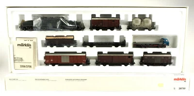 MARKLIN HO SCALE 28730 ANALOG SWISS CROCODILE W/8 FREIGHT CAR SET - Image 1 of 4