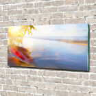Acrylglas-Bild Wandbilder Druck 140x70 Deko Landschaften Muschel am Strand