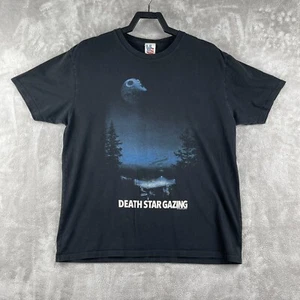Death Star Gazing 2015 Lucasfilm Junk Food Star Wars Tee Shirt Black Size XL - Picture 1 of 8