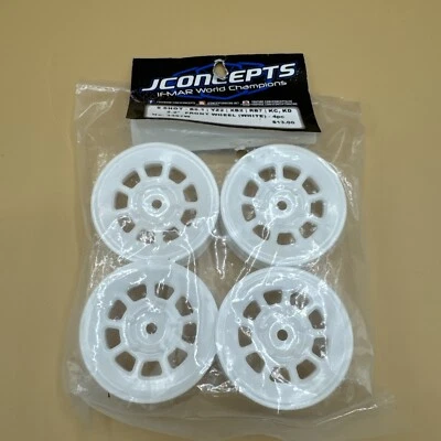 JConcepts 9 shot 2.2 Front wheel white - 4pc JCO3397W - RC Vehicle Parts - Image 1 of 4
