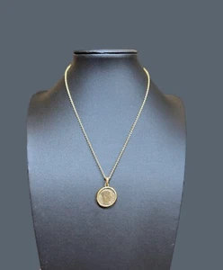 Collar Moneda Antigua Monete Oro Amarillo 18K Bvlgari - Imagen 1 de 6