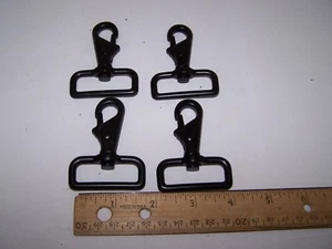 HANGMAN 4 PK Swivel Eye Bolt Snap Heavy Duty Tilt & Bump Thumb Knob 1.5" Strap - Picture 1 of 2