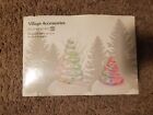 Dept. 56 Christmas Village Accessory NEW IN BOX ~ Lit Spiral Trees 809350