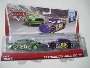 DISNEY WORLD OF CARS CHICK HICKS & TRANSBERRY JUICE NO. 63 NUEVO - Imagen 1 de 2