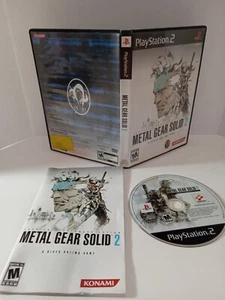 Metal Gear Solid 2(PlayStation 2 2003)PS2 Complete CIB - Picture 1 of 10