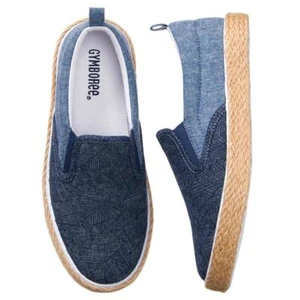 NWT Gymboree Boy Sneakers Shoes Slip on Chambray kid sizes - Picture 1 of 1