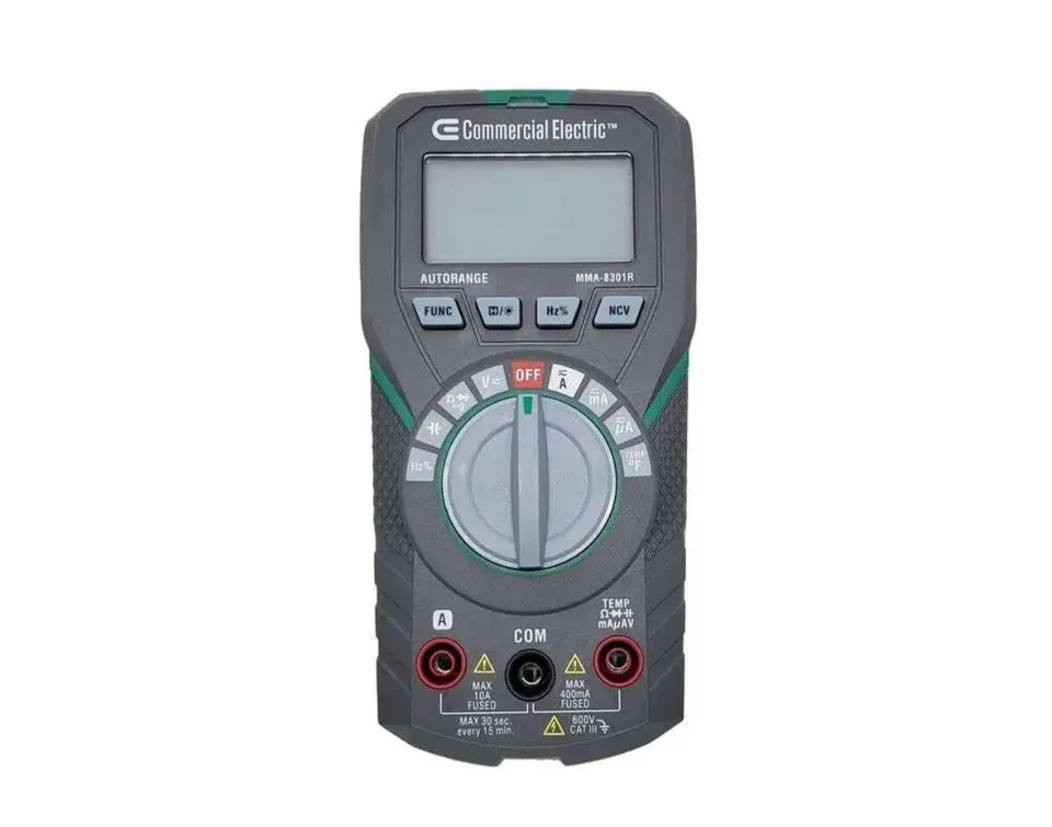 Commercial Electric Auto Ranging Digital Multimeter Model MS8301B