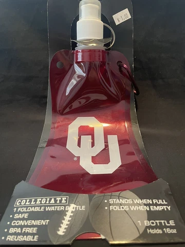 OU foldable water bottle.  New.  Still in the package Cover