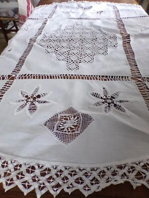 Dessus  de table Ovale  ancien 140 cm x 125 cm - Photo 1/4