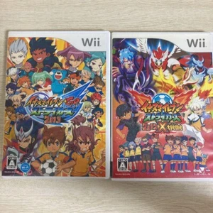 Inazuma Eleven Strikers 2012 X Treme & Go Strikers 2013 set Nintendo Wii Japan - Picture 1 of 4
