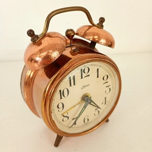 Kaiser Small Mechanical Alarm Clock Vintage Made in West Germany Working - Imagen 1 de 7