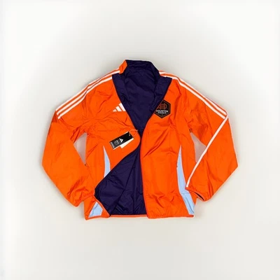 NEW adidas Men’s MLS Houston Dynamo Reversible Anthem Jacket Size Medium - Image 1 of 4