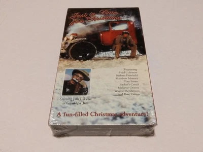 "Just In Time For Christmas" (Jim Likens as Grandpa Jim) Fred Coleman, NEW VHS - Imagem 1 de 4