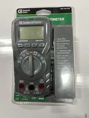 Multímetro digital comercial elétrico DMM-8301A True RMS alcance automático novo - Imagem 1 de 4