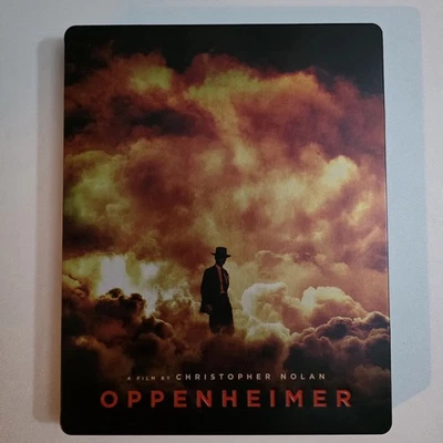 *RARE* Oppenheimer HMV Exclusive 4K UHD Blu-Ray Debossed Steelbook OOP MINT! - Image 1 of 4