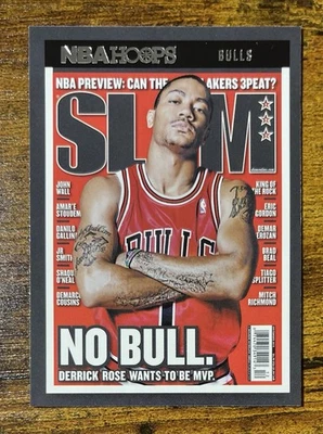 2021-22 Panini NBA Hoops Derrick Rose SLAM #SLAM 143 Chicago Bulls Foto 1 de 2