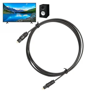 1.5m Digital Fiber Optic Audio Cable Cord Optical for Home Theater, Sound Bar - Picture 1 of 12