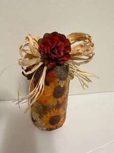 Fall Mason Decorated jars - Picture 1 of 2