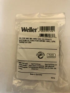 Filtro de vacío Weller WR 3M WR2 para WR3M & WR2 T0058759726N - Imagen 1 de 2