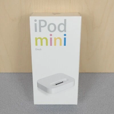 Apple iPod Mini Dock Nuevo Sellado Antiguo Stock Genuino Raro 2004 Foto 1 de 4