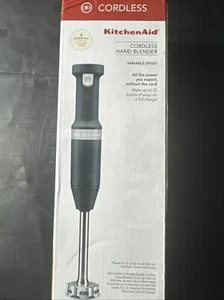 Nuovissimo KitchenAid Frullatore a Mano Senza Fili Velocità Variabile KHBBV53TSE - Foto 1 di 3