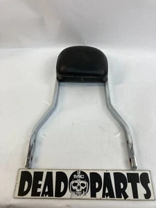 Honda Yamaha Suzuki Kawasaki sissybar passenger back rest 14" - Picture 1 of 3