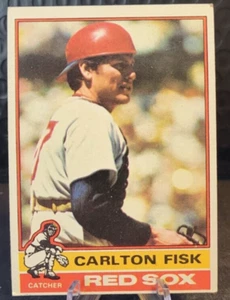 1976 Topps # 365 Carlton Fisk Boston Red Sox - Picture 1 of 2