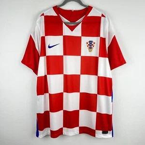Croatia Euro 2020 Nike Home Football Shirt Soccer Jersey Men's Size 2XL Haratska - Picture 1 of 9