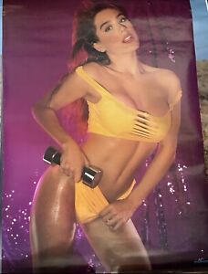 Vintage 1991 STARMAKERS Poster / Model: Brooke / Workout NOS