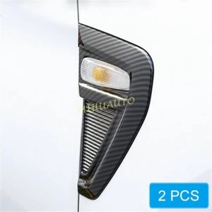 Carbon Fiber Fender Turn Light Trim For 2020-2023 Mitsubishi Outlander Sport ASX - Picture 1 of 6