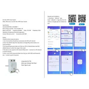 Drehstrom WLAN Leistungsschalter mit Time Timer Schalter ��ber Fernbedienu - Picture 1 of 29