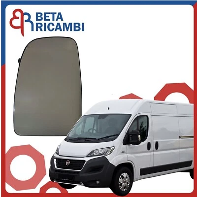 Vetro Specchietto Per Fiat Ducato 250 Dal 2006 Piastra Specchio Sinistro Sx - Immagine 1 di 4