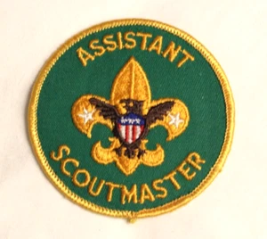 Parche Assistant Scoutmaster, versión 1973-1989, insignia BSA como nuevo - Imagen 1 de 1