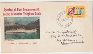New Zealand Scott #364 Cachet FDC First Day Cover Ship - Picture 1 of 1