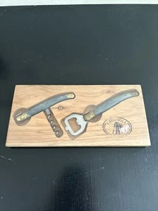 LBC A13 SET LAGUIOLE ENSEMBLE TIRE BOUCHON + DÉCAPSULEUR + BOÎTE EN BOIS TBE - Picture 1 of 9