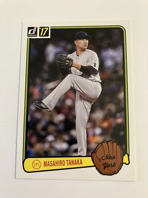 Masahiro Tanaka 2017 Donruss ретро вариация #RV-23 New York Yankees - Изображение 1 из 2