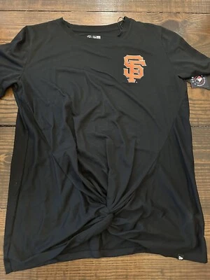 NEW San Francisco Giants MLB Genuine New Era Twist Crew Neck Shirt Womens XL - Image 1 of 3