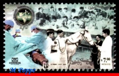 23-17 MÉXICO 2023 - 170 AÑOS DE EDUCACIÓN VETERINARIA, CABALLO, SALUD, MNH Foto 1 de 2