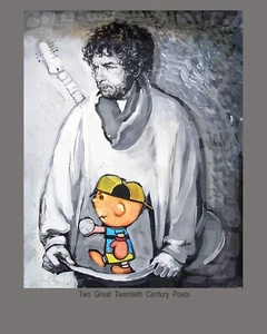 SALE! ode to BOB DYLAN art-8"x10"-by KATA BILLUPS (see famous collectors)! - Picture 1 of 1