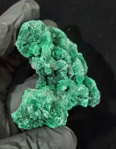 90g Velvet Malachite Silky Fibrous Malachite Specimen, Congo  - Picture 1 of 15