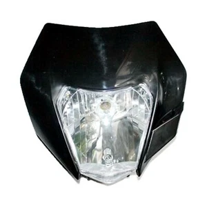 BLACK KTM Style Universal MX Headlight PIT TRAIL DIRT BIKE Motrocycle Motorcross - Picture 1 of 5