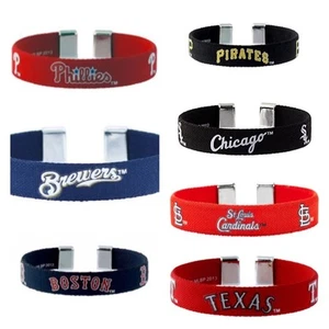 Officially Licensed Fan Band Ribbon Cling Bracelet - Choose Your Team - Picture 1 of 14