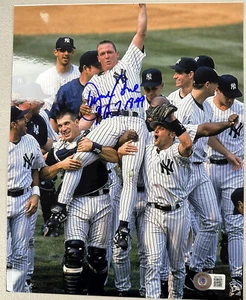 David Cone Signed Photo 8x10 Autograph Yankees Baseball Beckett Perfect Game BAS - Picture 1 of 3